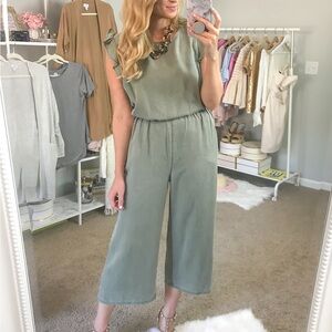 Old Navy Women's Green Jumpsuit